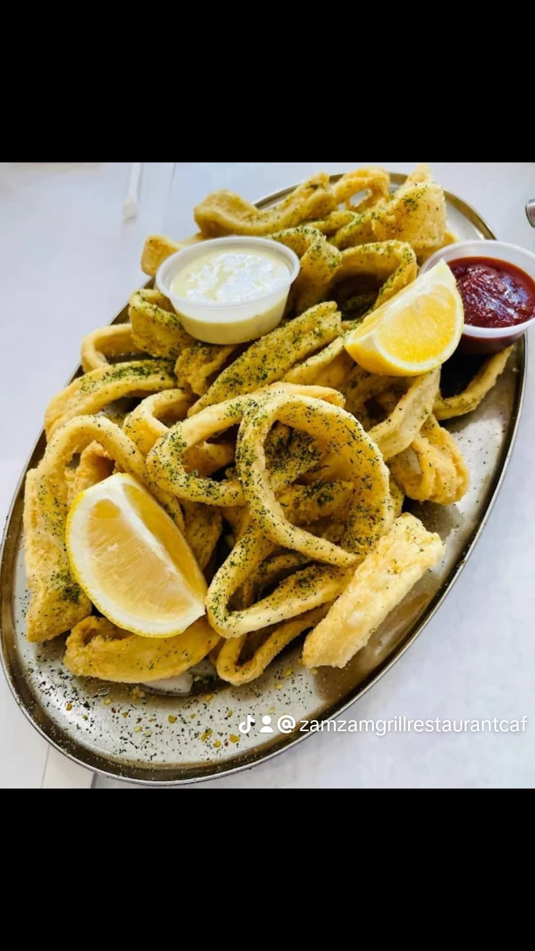 Fried Calamari, Menu_Salads_Starter_Labanese food_Cafe