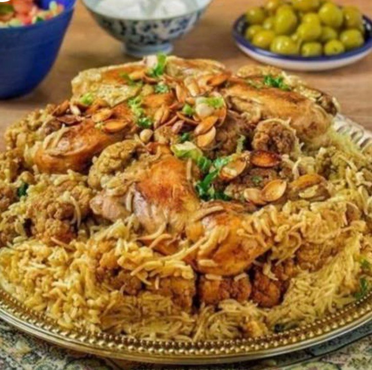 Chicken Maklooba Palestine -cafe, Menu_Salads_Starter_Labanese food_Cafe