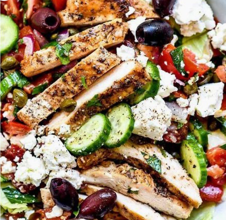 Greek salad, Menu_Salads_Starter_Labanese food_Cafe