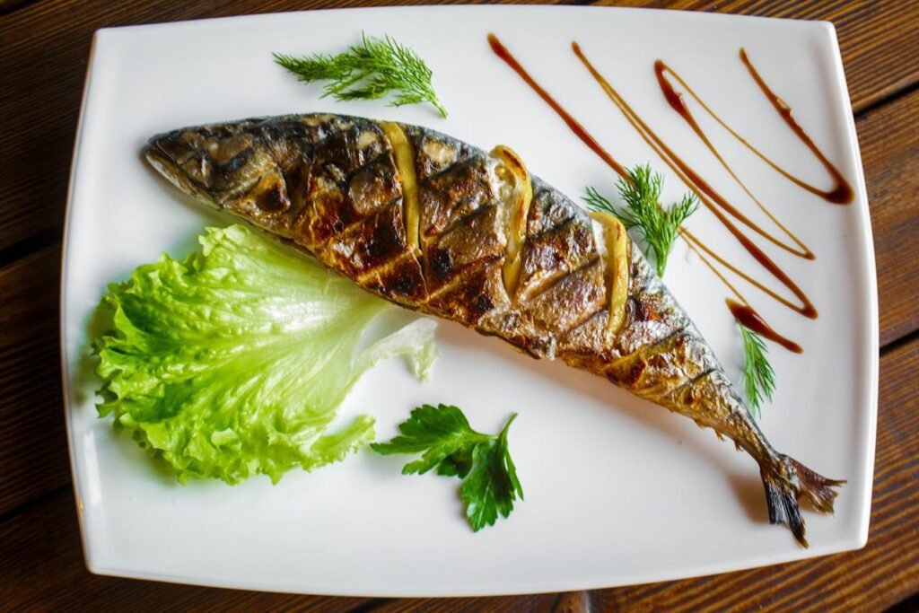 Grilled Dorade Royal , Menu_Salads_Starter_Labanese food_Cafe